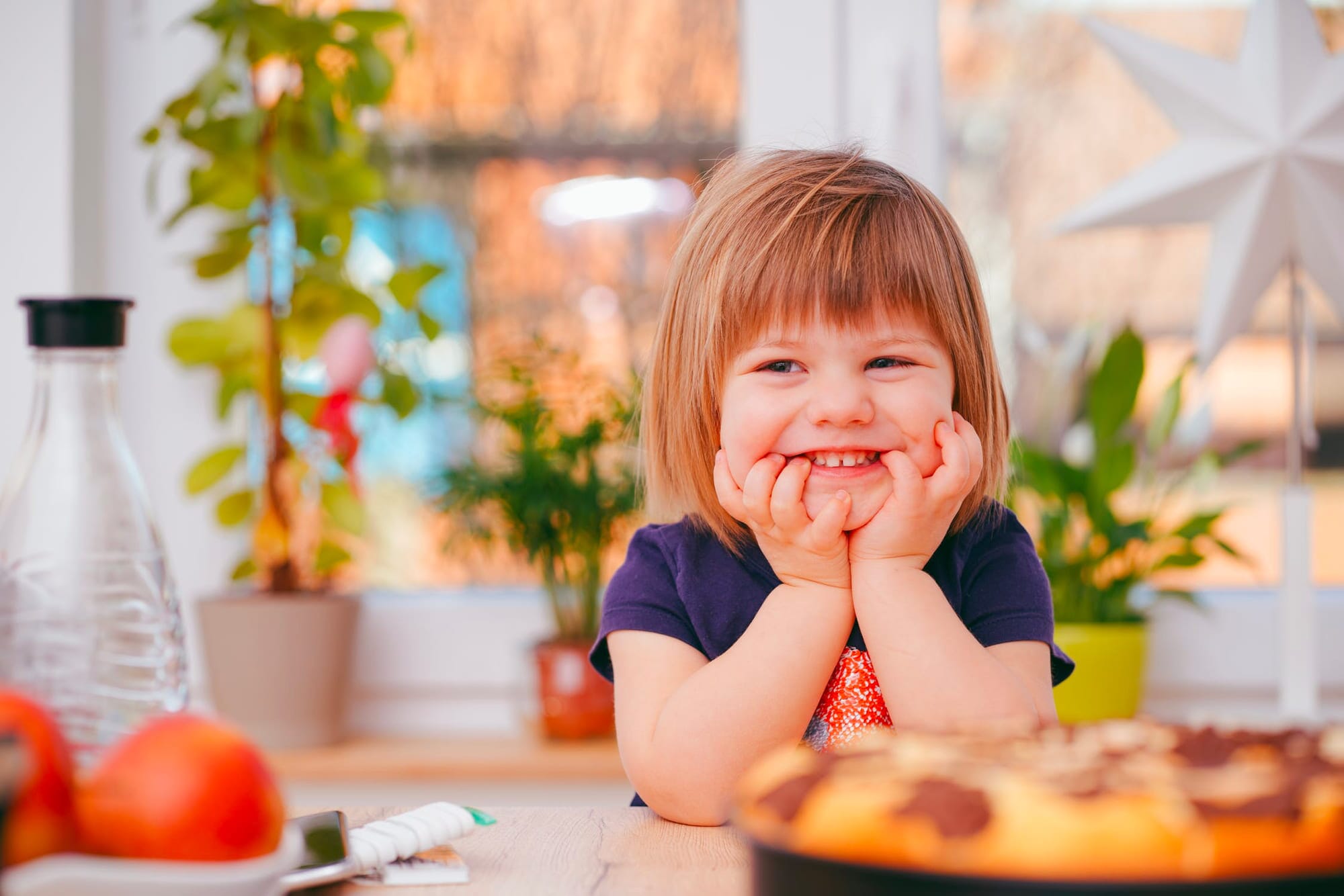 child smiling