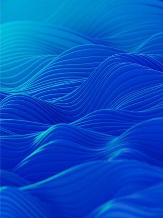 blue wavy graphic