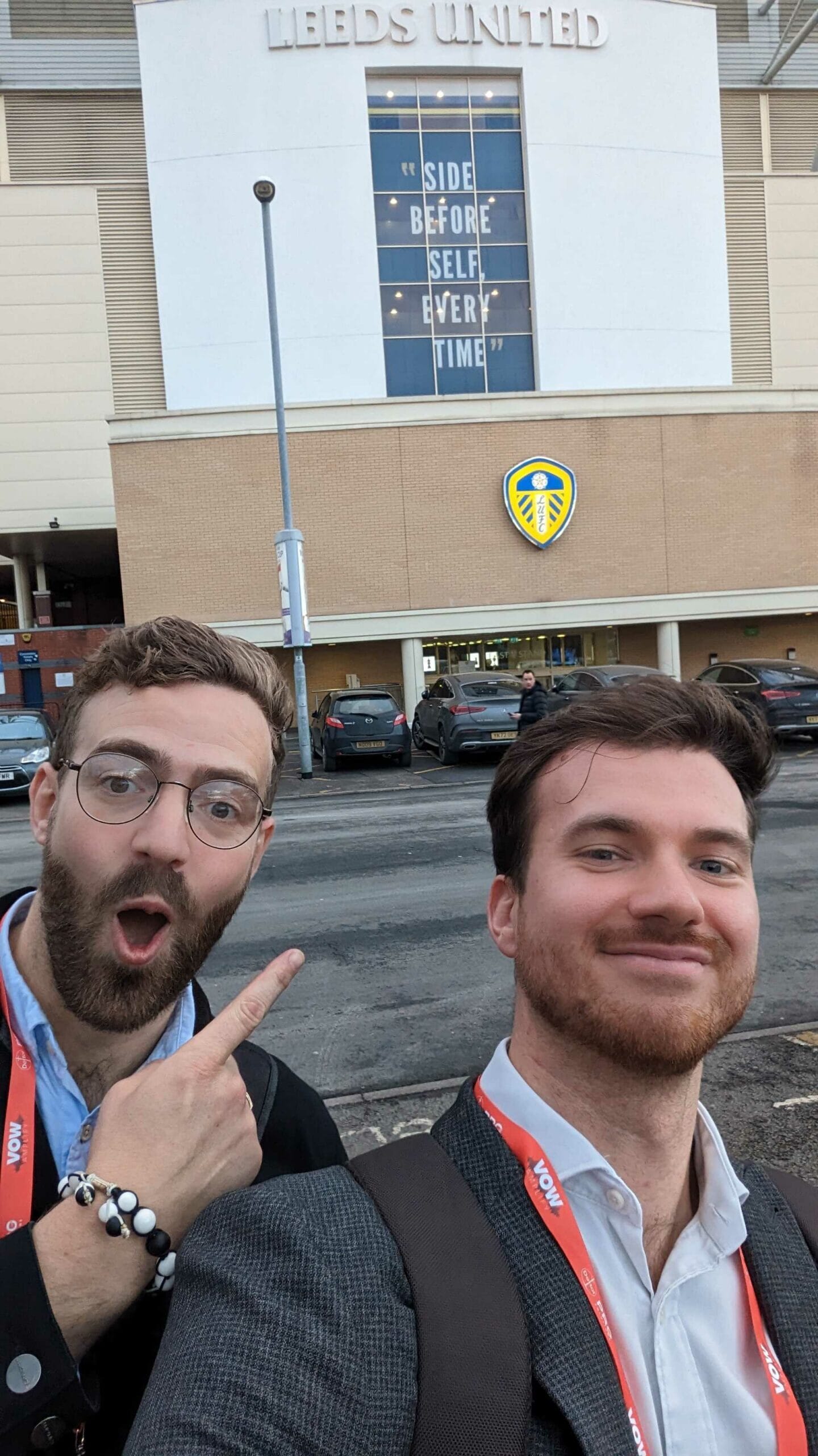 mike newby and adem johnston at leeds united stadium